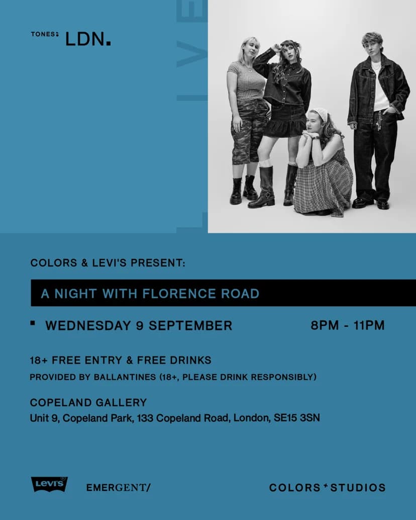 COLORS & Levi's® Presents: A Night with Florence Road